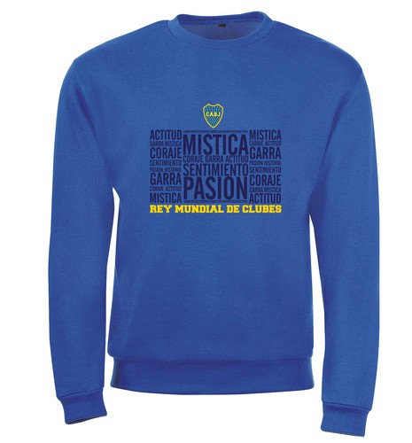 Boca juniors felpa girocollo - boca,